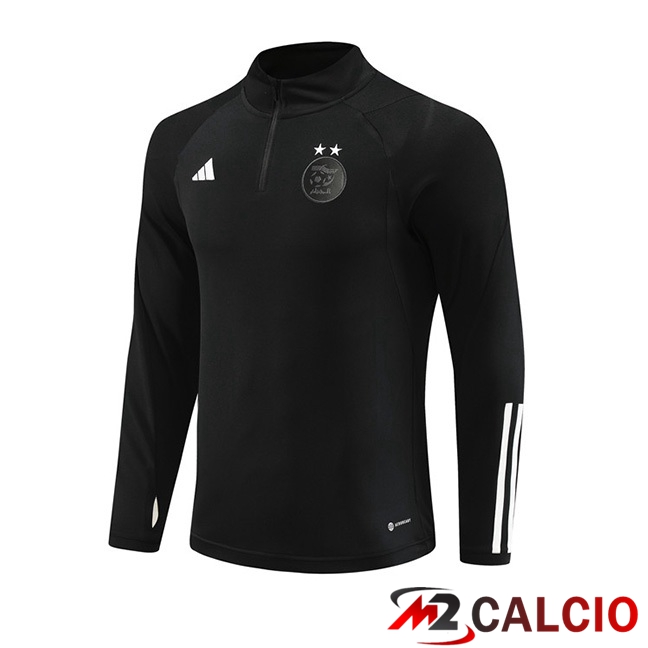 Felpa Allenamento Algeria Nero 2023/2024