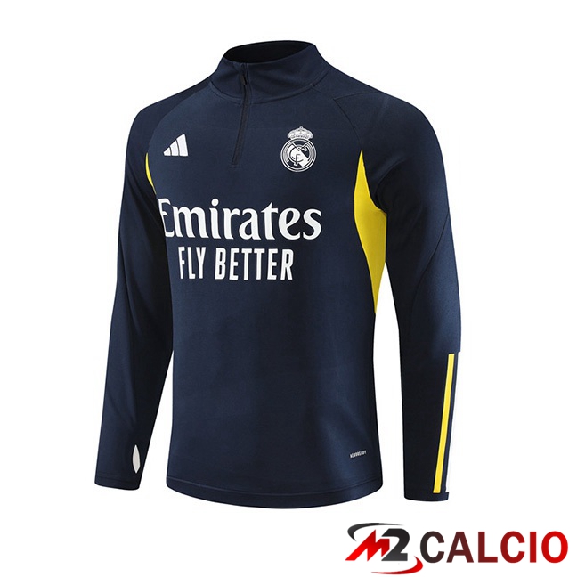 Felpa Allenamento Real Madrid Blu Reale 2023/2024