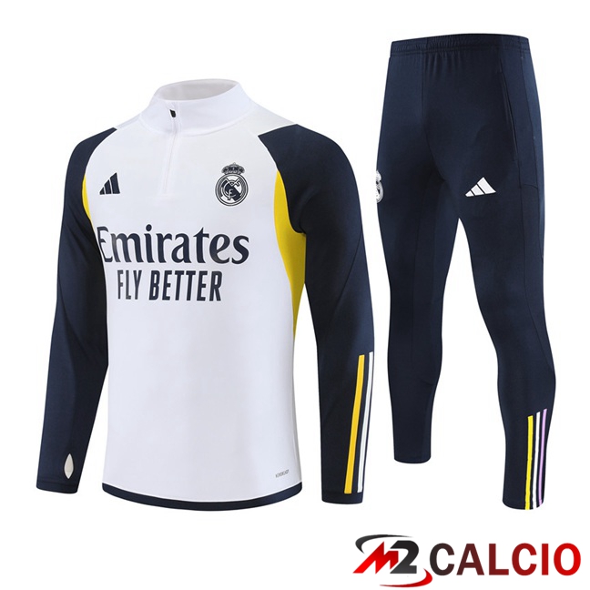Insieme Tuta Calcio Real Madrid Bianco 2023/2024
