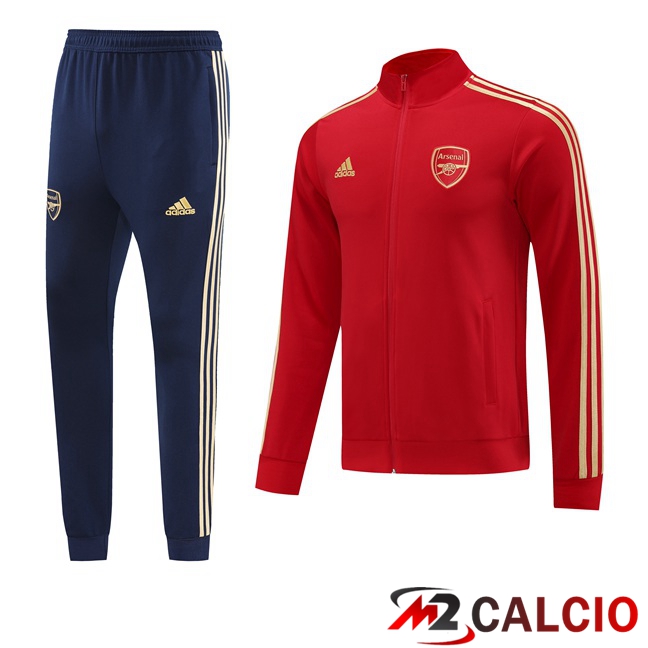 Insieme Tuta Calcio - Giacca Arsenal Rosso 2023/2024