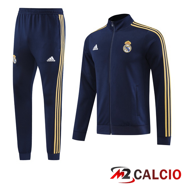 Insieme Tuta Calcio - Giacca Real Madrid Blu Reale 2023/2024