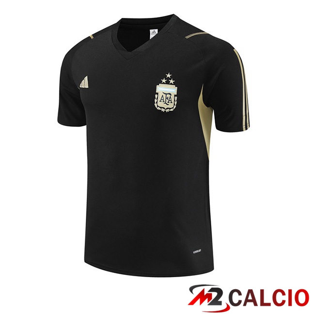 T Shirt Allenamento Argentina Nero 2023/2024