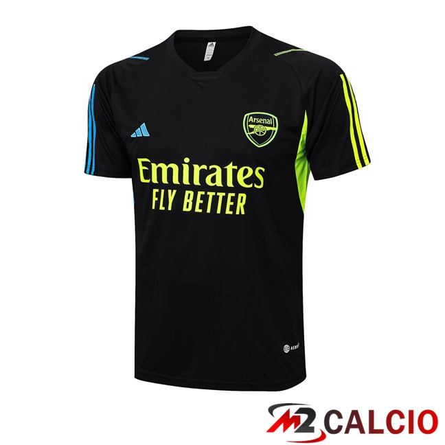 T Shirt Allenamento Arsenal Nero 2023/2024