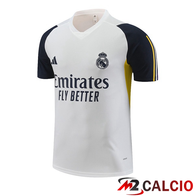 T Shirt Allenamento Real Madrid Bianco 2023/2024