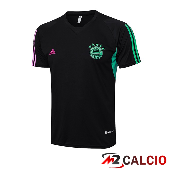 T Shirt Allenamento Bayern Monaco Nero 2023/2024