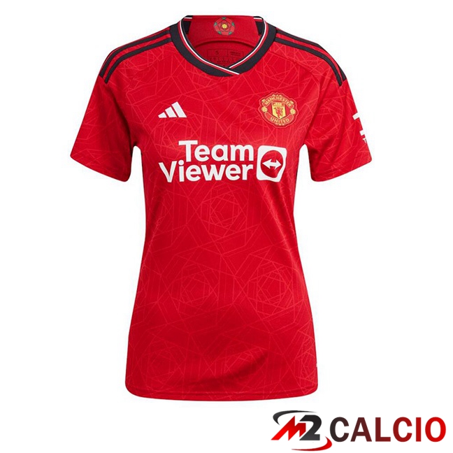 Maglie Calcio Manchester United Donna Prima Rosso 2023/2024