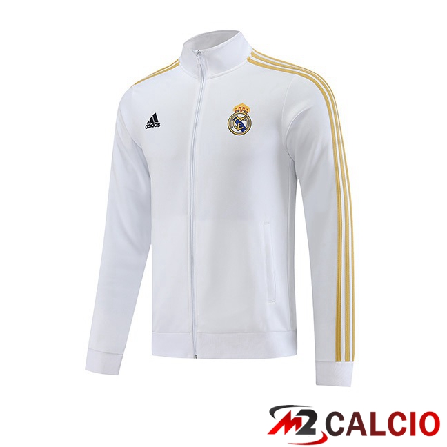 Giacca Calcio Real Madrid Bianco 2023/2024