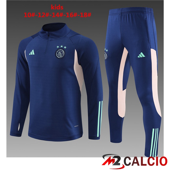 Insieme Tuta Calcio AFC Ajax Bambino Blu Reale 2023/2024