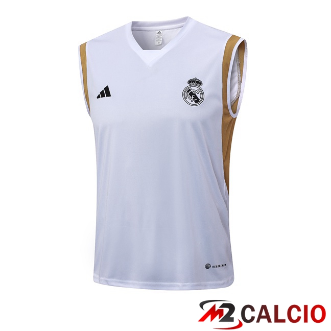Canotta Calcio Real Madrid Bianco 2023/2024