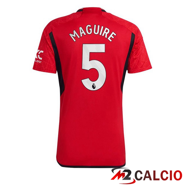 Maglie Calcio Manchester United (Maguire 5) Prima Rosso 2023/2024