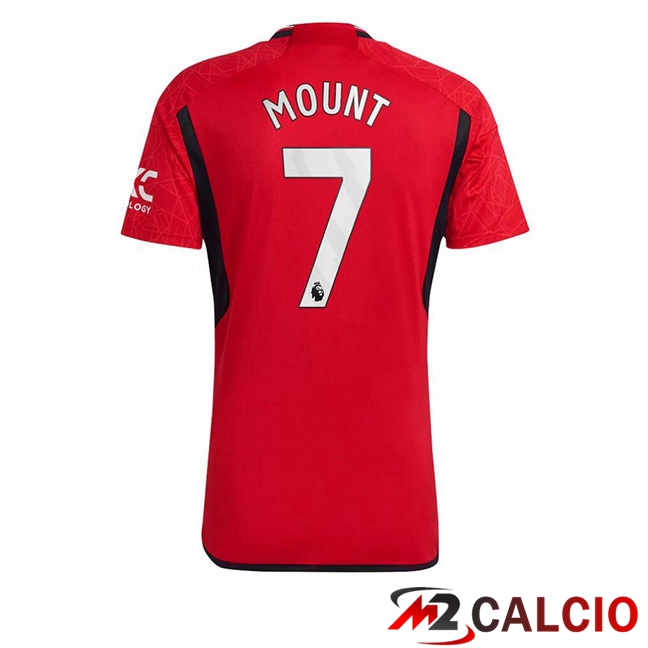 Maglie Calcio Manchester United (Mount 7) Prima Rosso 2023/2024