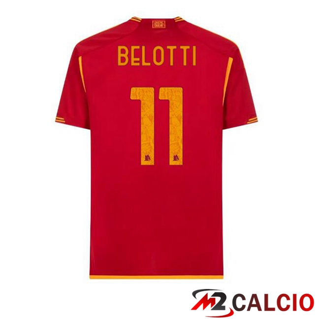 Maglie Calcio AS Roma (BELOTTI 11) Prima Rosso 2023/2024