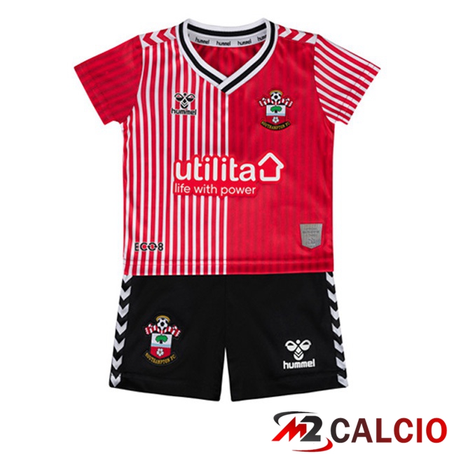 Maglie Calcio Southampton FC Bambino Prima Rosso 2023/2024