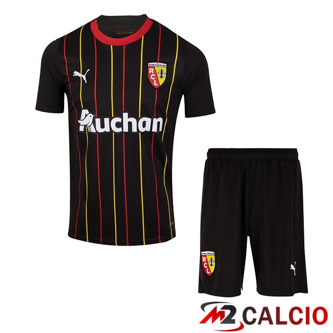Maglie Calcio RC Lens Bambino Prima Nero 2023/2024