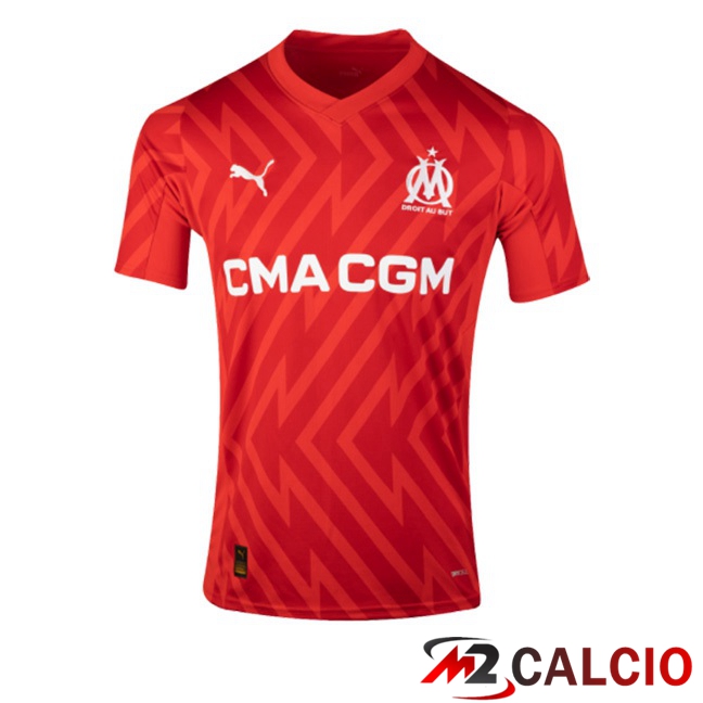 Maglie Calcio Marsiglia OM Portiere Rosso 2023/2024