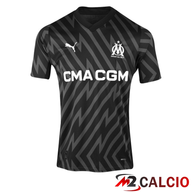 Maglie Calcio Marsiglia OM Portiere Nero 2023/2024