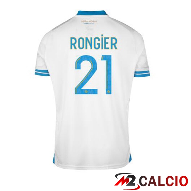Maglie Calcio Marsiglia OM (RONGIER 21) Prima Bianco 2023/2024
