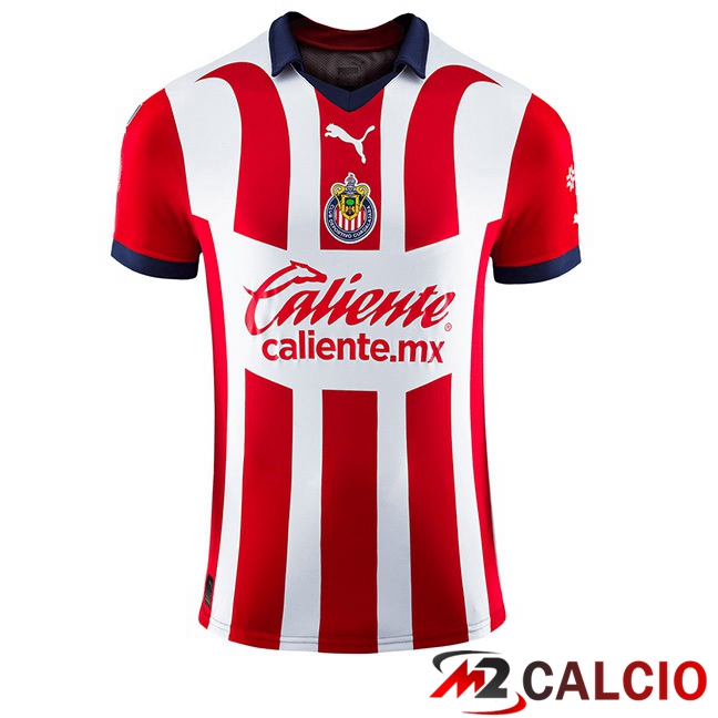 Maglie Calcio CD Guadalajara Prima Rosso Bianco 2023/2024