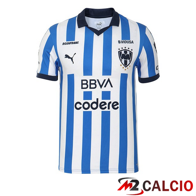 Maglie Calcio CF Monterrey Prima Blu Bianco 2023/2024