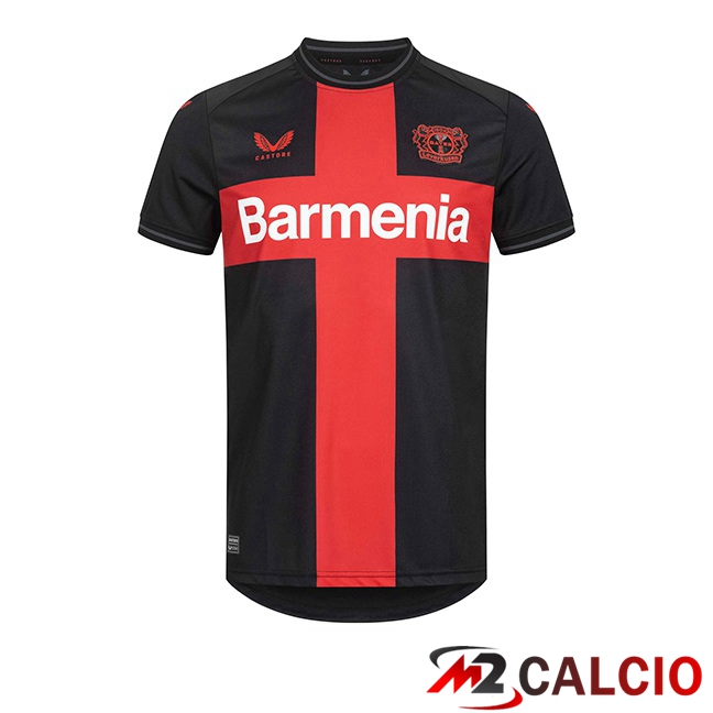 Maglie Calcio Bayer 04 Leverkusen Prima Nero Rosso 2023/2024