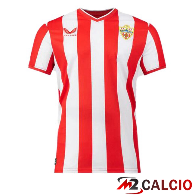 Maglie Calcio UD Almeria Prima Rosso Bianco 2023/2024