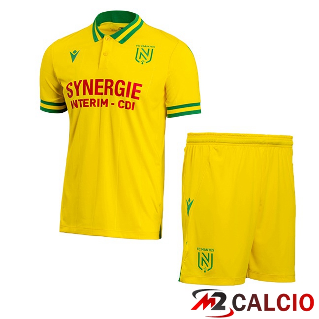 Maglie Calcio FC Nantes Bambino Prima Giallo 2023/2024