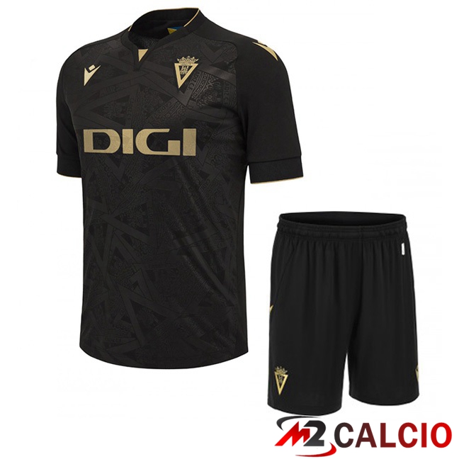 Maglie Calcio Cadiz CF Bambino Seconda Nero 2023/2024