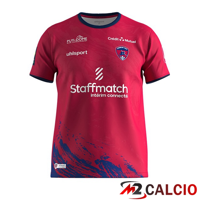 Maglie Calcio Clermont Foot 63 Prima Rosso 2023/2024