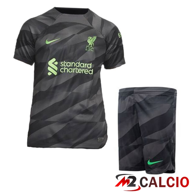 Maglie Calcio FC Liverpool Bambino Portiere Nero 2023/2024