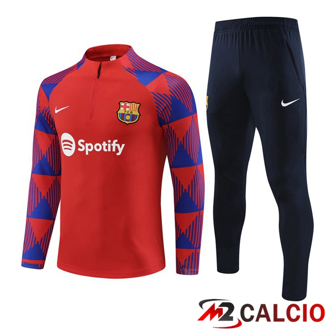 Insieme Tuta Calcio FC Barcellona Rosso 2023/2024