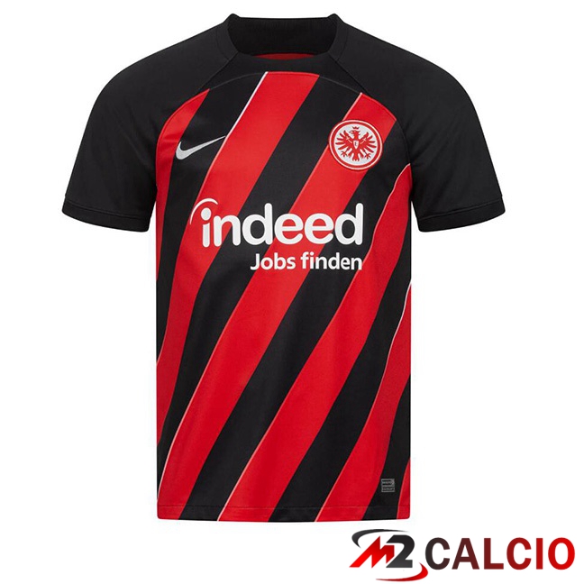 Maglie Calcio Eintracht Frankfurt Prima Nero Rosso 2023/2024