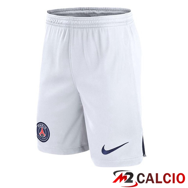 Pantaloncini Calcio Paris PSG Seconda Bianco 2023/2024