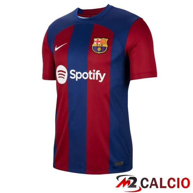 Maglie Calcio FC Barcellona Prima Blu Rosso 2023/2024
