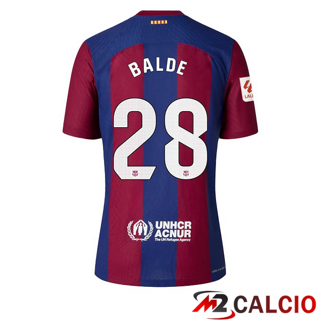 Maglie Calcio FC Barcellona (BALDE 28) Prima Blu Rosso 2023/2024