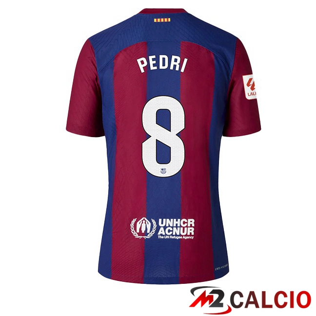 Maglie Calcio FC Barcellona (PEDRI 8) Prima Blu Rosso 2023/2024