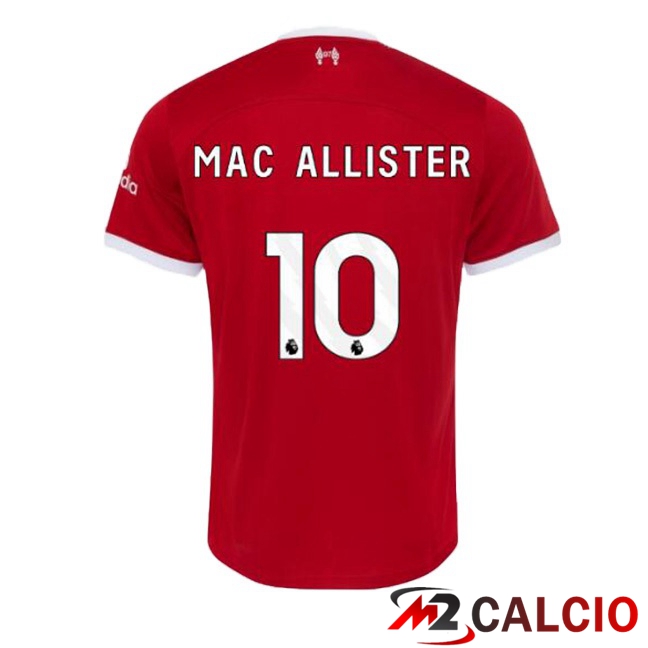 Maglie Calcio FC Liverpool (MAC ALLISTER 10) Prima Rosso 2023/2024