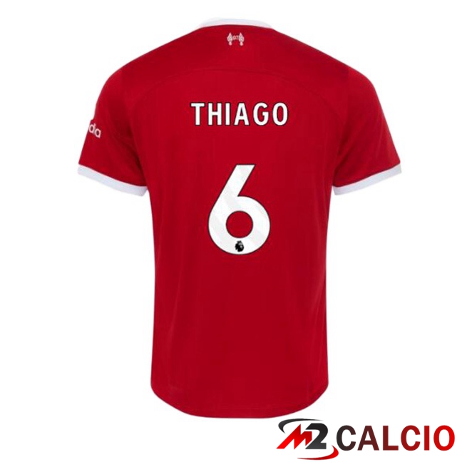 Maglie Calcio FC Liverpool (THIAGO 6) Prima Rosso 2023/2024