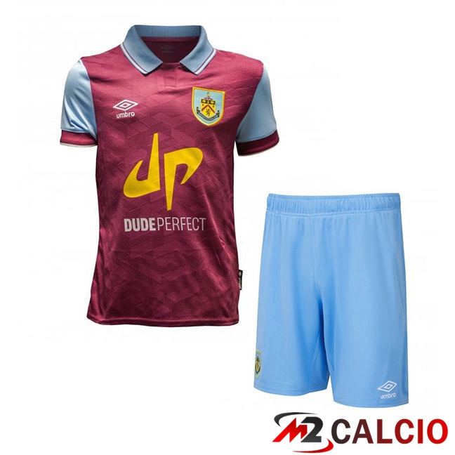 Maglie Calcio Burnley Bambino Prima Rosso 2023/2024