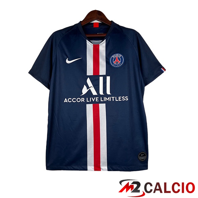 Maglie Calcio Paris PSG Retro Prima Blu Reale 2019-2020