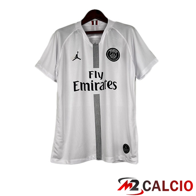 Maglie Calcio Paris PSG Retro Seconda Bianco 2018-2019