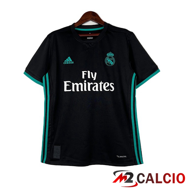 Maglie Calcio Real Madrid Retro Seconda Nero 2017-2018