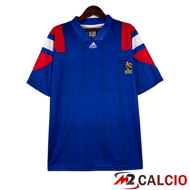 Maglie Calcio Francia Retro Prima Blu 1992-1994