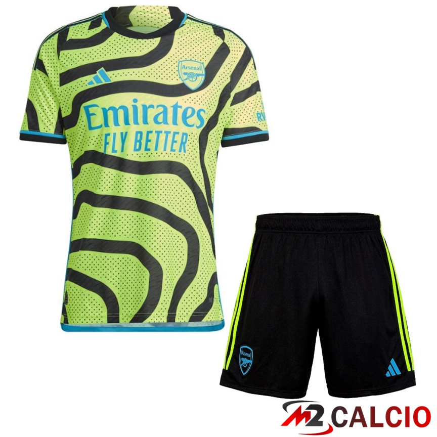 Insieme Maglie Calcio FC Arsenal Seconda + Pantaloncini 2023/2024