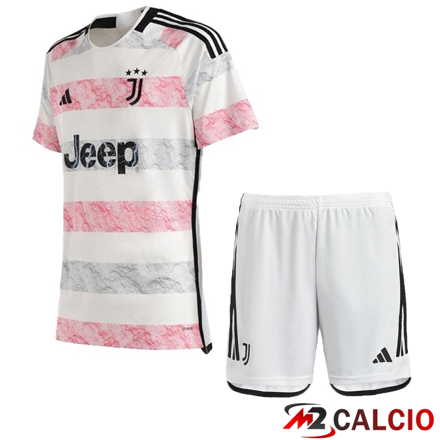 Insieme Maglie Calcio Juventus Seconda + Pantaloncini 2023/2024