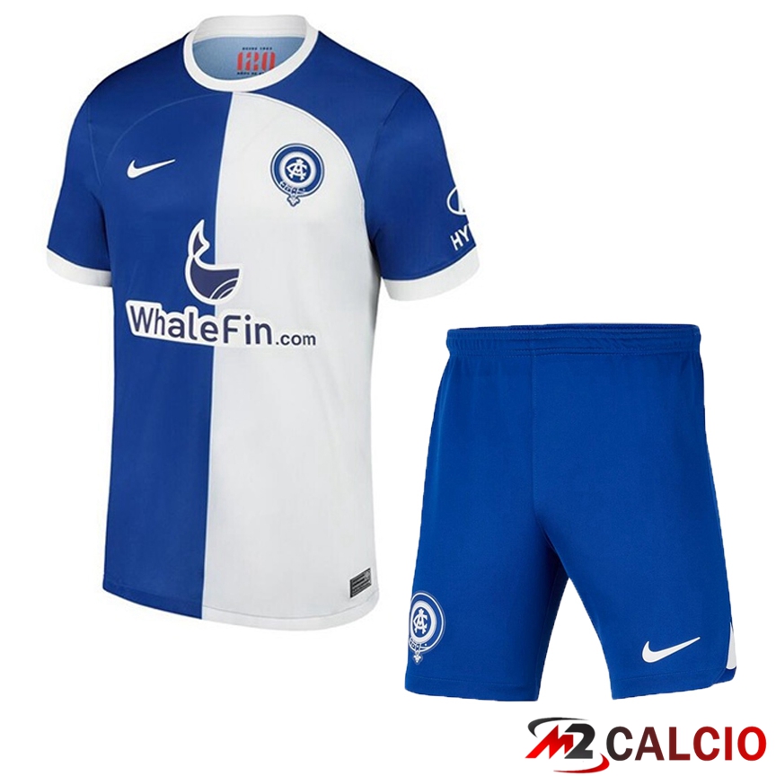 Insieme Maglie Calcio Atletico Madrid Seconda + Pantaloncini 2023/2024