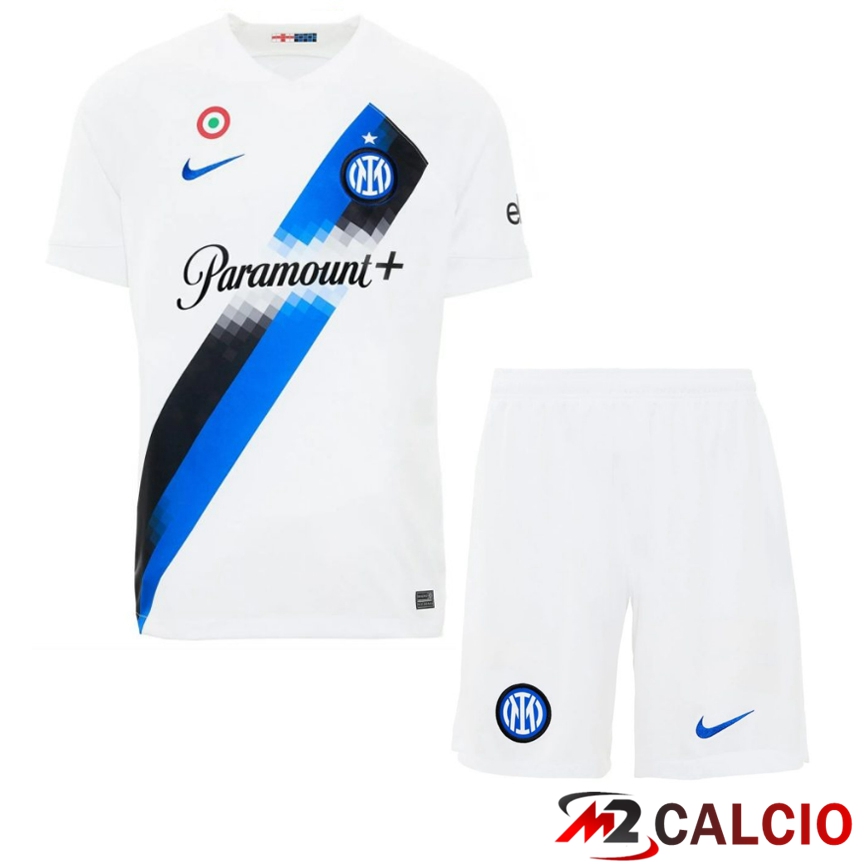 Insieme Maglie Calcio Inter Milan Seconda + Pantaloncini 2023/2024