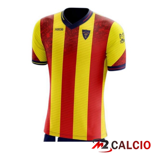 Maglie Calcio Lecce Prima Rosso Giallo 2023/2024