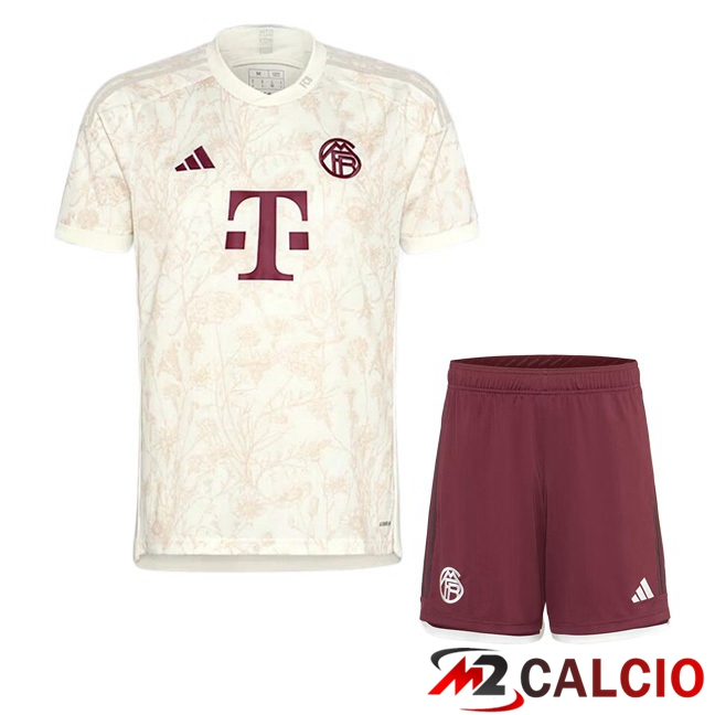 Maglie Calcio Bayern Monaco Bambino Terza Giallo 2023/2024