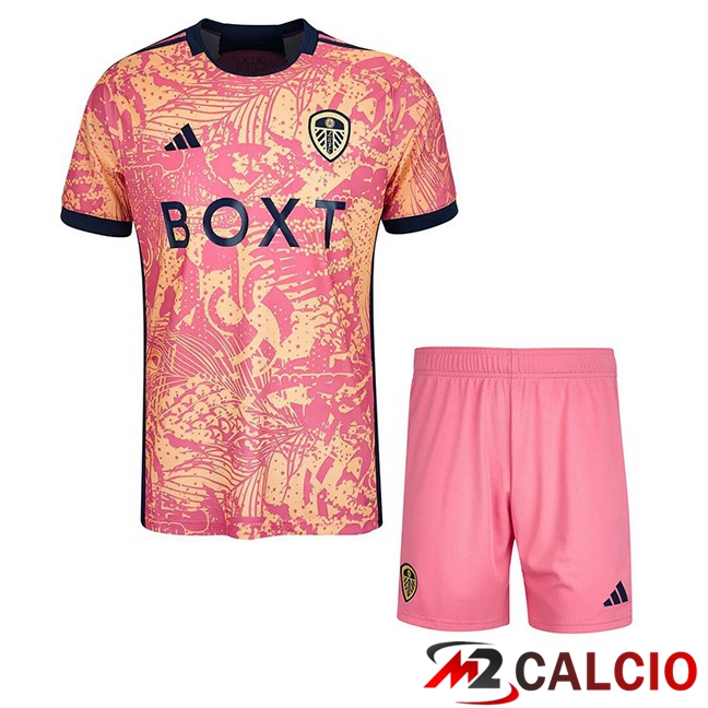 Maglie Calcio Leeds United Bambino Terza Rosa 2023/2024