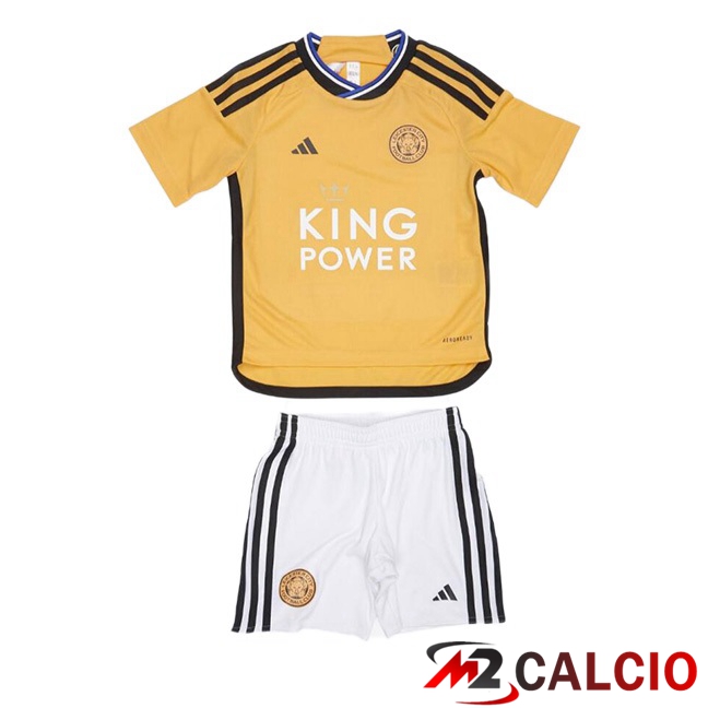 Maglie Calcio Leicester City Bambino Terza Giallo 2023/2024